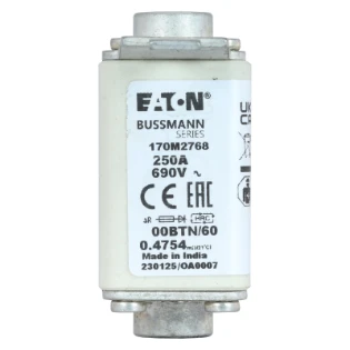 Eaton - HRC zekering - FUSE 250A 690V 00BTN/60 AR 170M2768 11476944
