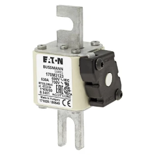 Eaton - HRC zekering - FUSE 630A 690V 1*KN/80 AR UC 170M3123 11477162