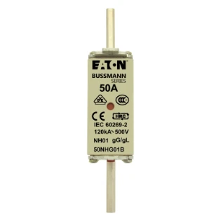 Eaton - Smeltpatroon (mes) - NH FUSE 50A 500V GG/GL SIZE 01 50NHG01B 11479138