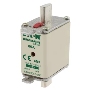 Eaton - Smeltpatroon (mes) - NH FUSE 80A 690V aM SIZE 00 80NHM00B-690 11482132