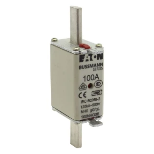 Eaton - Smeltpatroon (mes) - NH FUSE 100A 500V GG/GL SIZE 0 100NHG0B 11484290