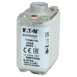 Eaton - HRC zekering - FUSE 250A 690V 00BTN/60 AR 170M2768 11485794