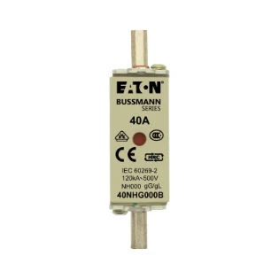 Eaton - Smeltpatroon (mes) - NH FUSE 40AMP 500V SIZE 000 GG MGL 40NHG000B 11486270
