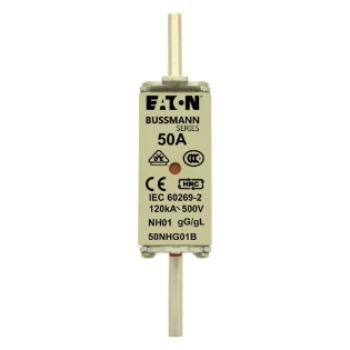 Eaton - Smeltpatroon (mes) - NH FUSE 50A 500V GG/GL SIZE 01 50NHG01B 11487438