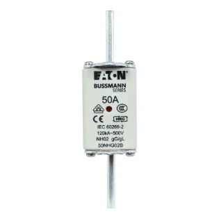 Eaton - Smeltpatroon (mes) - NH FUSE 50A 500V GG/GL SIZE 02 50NHG02B 11487910