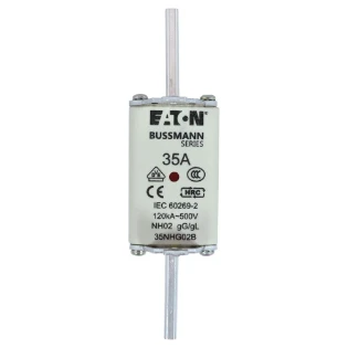 Eaton - Smeltpatroon (mes) - NH FUSE 35A 500V GG/GL SIZE 02 35NHG02B 11490301
