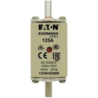 Eaton - Smeltpatroon (mes) - NH FUSE 125A 500V GG/GL SIZE 00 125NHG00B 11491780