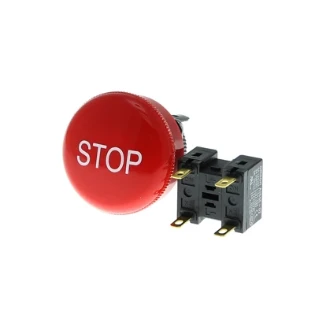 Omron - Noodstop compleet - A165E-S-02 (STOP) A16E7018A 115287