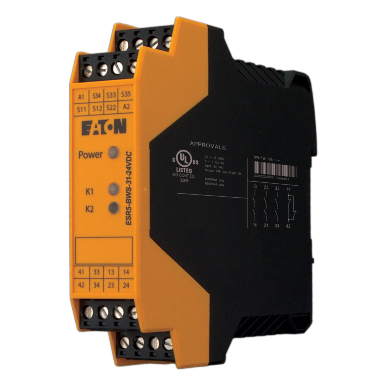 Eaton Relais voor bewaking van veiligheidsstroomcircuits ESR5-BWS-31-24VDC EP-401064 11624542