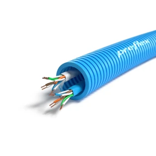 Preflex - Kunststof installatiebuis, voorbedraad - NLPF20-2xUTPCAT6-701-Eca 1234001275 11672365