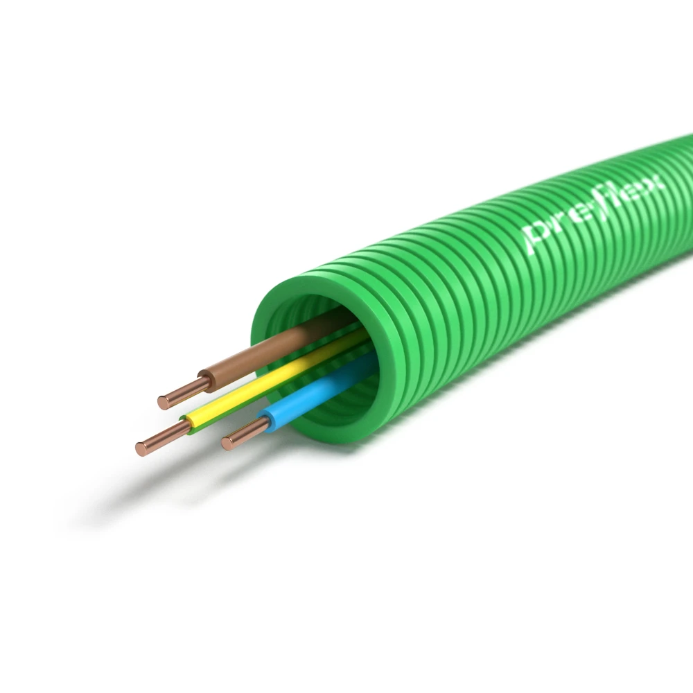 Preflex Kunststof installatiebuis, voorbedraad NLPS20-ZU3G40-742-Cca 1234000632 11672391