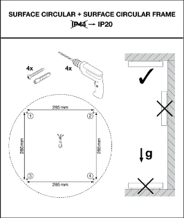 Ledvance - Lichttechnische toebehoren/onderdelen voor verlichtingsarmaturen - 4058075834187 4058075834187 11698751