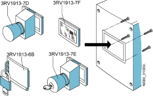Siemens - Schakelaarkast leeg - 3RV1913-6B 3RV19136B 11743755