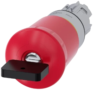 Siemens - Drukknop frontelement (paddenstoel) - 3SU1050-1HU20-0AA0 3SU10501HU200AA0 1188741