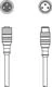 Leuze - Sensor/actorkabel met connector - 50130900 50130900 11911694
