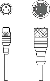 Leuze - Sensor/actorkabel met connector - 50130931 50130931 11912980