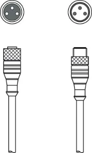Leuze - Sensor/actorkabel met connector - 50130900 50130900 11913155