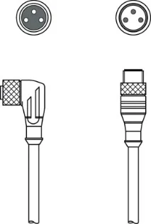 Leuze - Sensor/actorkabel met connector - 50130920 50130920 11913159