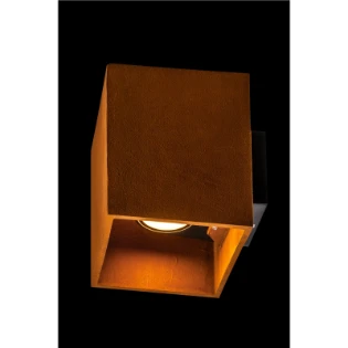 SLV - Plafond-/wandarmatuur - RUSTY UP/DOWN vierkant roest 2xLED 1004650 11973568