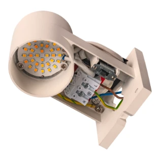SLV - Plafond-/wandarmatuur - RUSTY UP/DOWN vierkant roest 2xLED 1004650 11973699