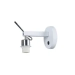 SLV - Plafond-/wandarmatuur - FENDA wandlamp wit 1xE27 zonder kap 1003035 11979531
