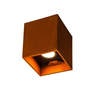 SLV - Plafond-/wandarmatuur - RUSTY UP/DOWN vierkant roest 2xLED 1004650 11985176