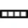 Bticino - Afdekraam schakelmateriaal - BTHA4802M4HVNN BTHA4802M4HVNN 12028441