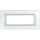 Bticino - Afdekraam schakelmateriaal - BTHA4806VSW BTHA4806VSW 12028459