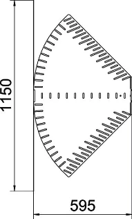 OBO - Bocht/hoekstuk kabelgoot - RB W 660 FS 6037112 12065826