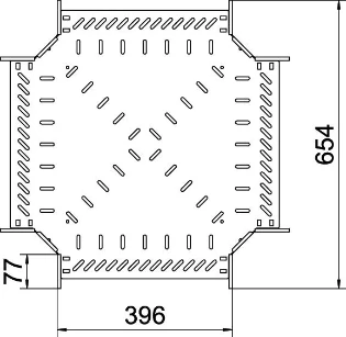 OBO - Kruisstuk kabelgoot - RK 640 FS 7027317 12066407