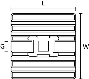 HellermannTyton - Bevestigingssokkel en -element voor kabelbundelband - FMB4APT-A-PA66HS-BK 151-02219 12081642