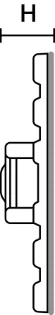 HellermannTyton - Bevestigingssokkel en -element voor kabelbundelband - FMB4APT-A-PA66HS-BK 151-02219 12081653