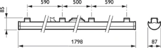 Philips - Basisunit voor lichtlijnsysteem - 4030732664610 4030732664610 12345765