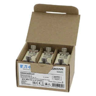Eaton - Smeltpatroon (mes) - NH 50A 500V gG SIZE 00 WEATHER RESI 50NHG00BWP 12379453