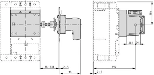 Eaton - Bedieningsknop voor vermogensschakelaar - NZM3-XSR-R 266658 12388088