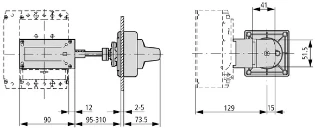 Eaton - Bedieningsknop voor vermogensschakelaar - NZM1-XSR-R 266656 12388500