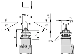 Eaton - Aandrijfkop voor eindschakelaar - LS-XZRS 114025 12388632