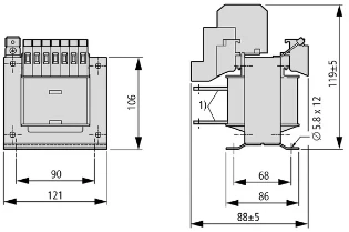 Eaton - 1-fase stuurtransformator - STI0,315(400/24) 035250 12388650