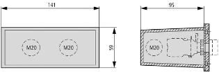Eaton - Beschermkap contactelement drukknop - M22-H4 216551 12388772