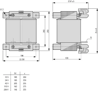 Eaton - 1-fase stuurtransformator - STN2,5(400/230) 221526 12389293