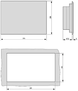 Eaton - Grafisch paneel - XV-152-D4-84TVR-10 150602 12389405