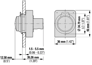 Eaton - Toebehoren/onderdelen voor drukknop/signaallamp - M30C-FUSB 187082 12389554