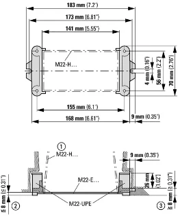Eaton - Beschermkap contactelement drukknop - M22-H4 216551 12389610