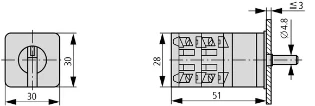 Eaton - Besturingsschakelaar - TM-2-8242/E 072505 12389823