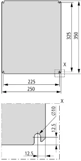 Eaton - Montageplaat voor kast/lessenaar - MPL-4030-CS 138751 12389876
