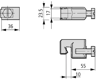 Eaton - Aansluitklem stroomrail - AKU120/10 107194 12389943