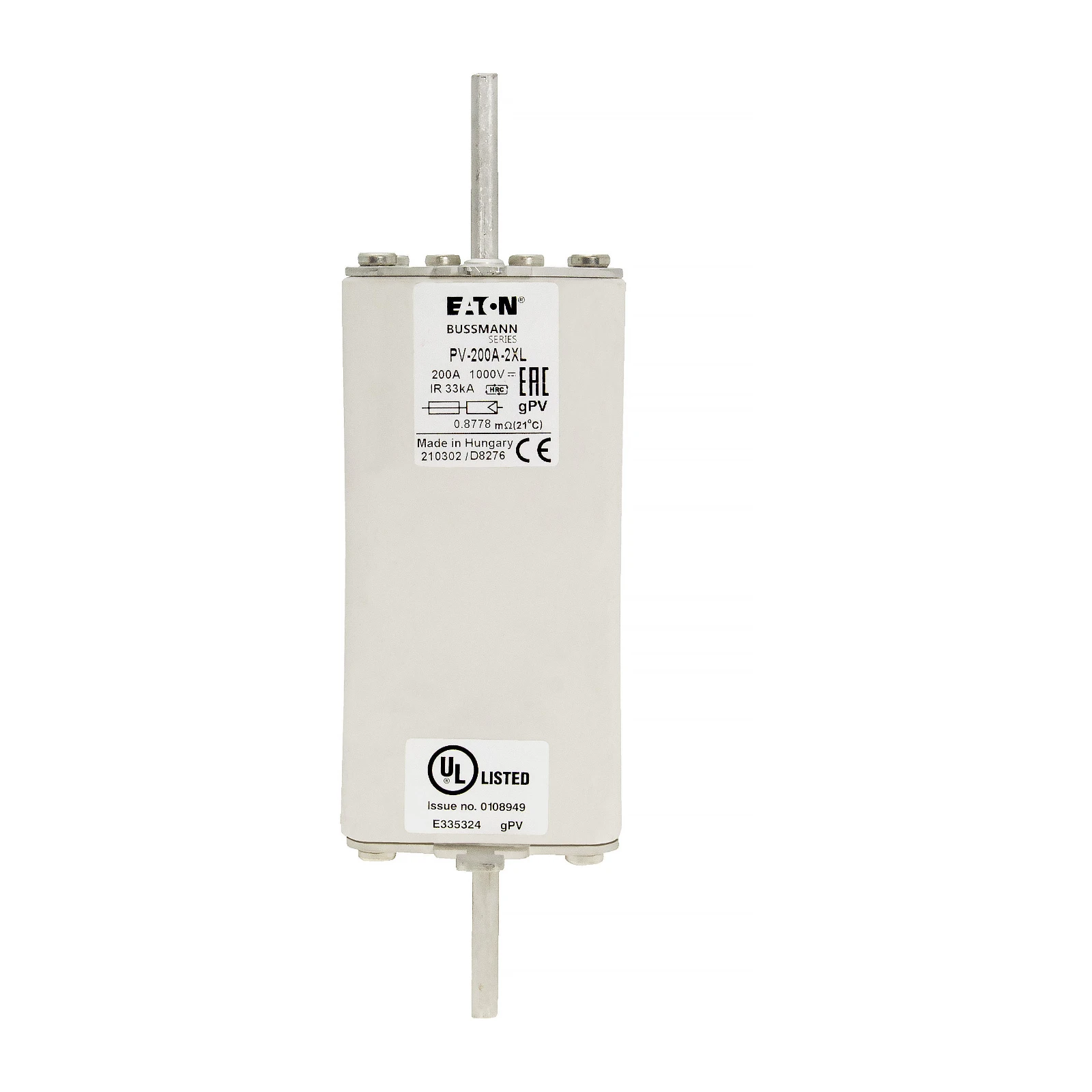 Eaton HRC zekering FUSE 200A 1000V 2XL PV PV-200A-2XL 12399243