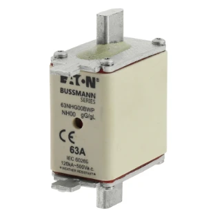 Eaton - Smeltpatroon (mes) - NH  63A 500V gG SIZE00 WEATHER RESI 63NHG00BWP 12404615