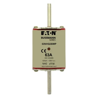 Eaton - Smeltpatroon (mes) - NH 63A 500V gG SIZE 2 WEATHER RESIS 63NHG2BWP 12410151