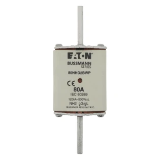 Eaton - Smeltpatroon (mes) - NH 80A 500V gG SIZE 2 WEATHER RESIS 80NHG2BWP 12424420